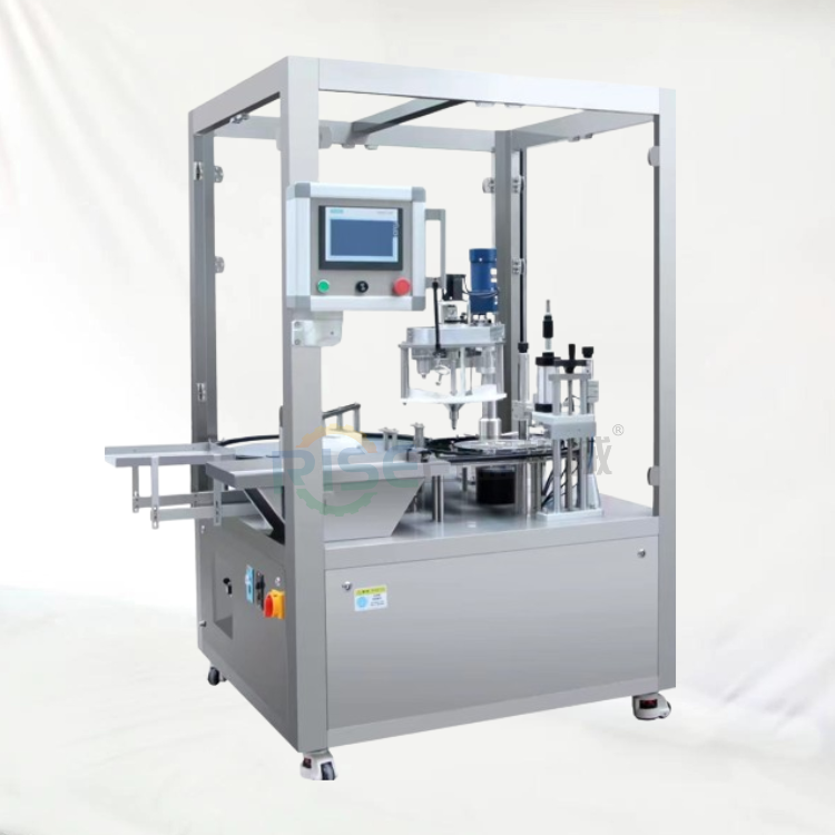 RISHENG | AUTOMATIC SINGLE-HEAD INJECTABLE DRY POWDER FILLING, STOPPERING, AND CAPPING MACHINE